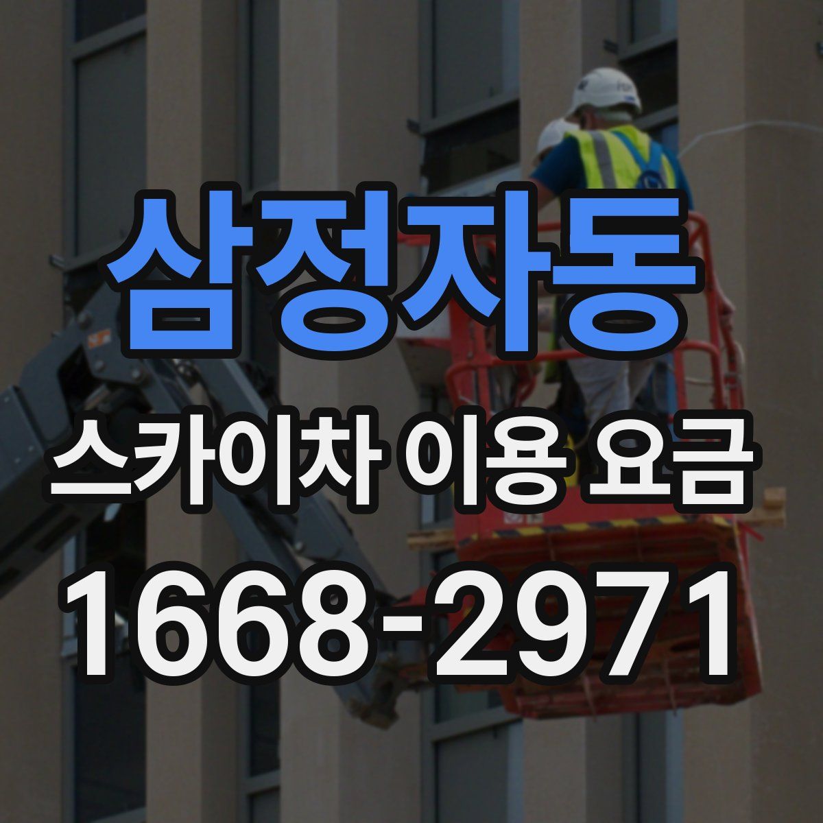 삼정자동 스카이차 이용 요금