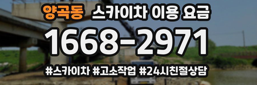 양곡동 스카이차 이용 요금