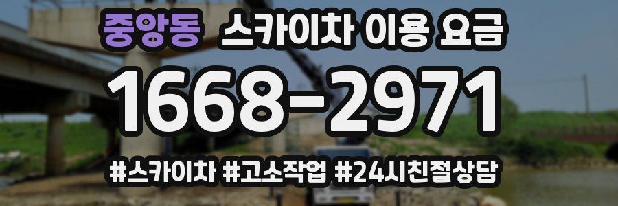 중앙동 스카이차 이용 요금