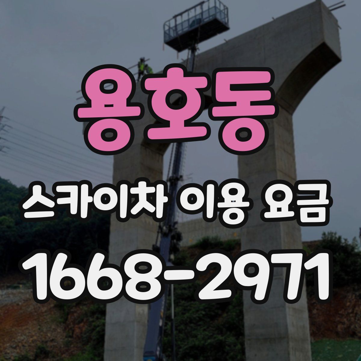 용호동 스카이차 이용 요금