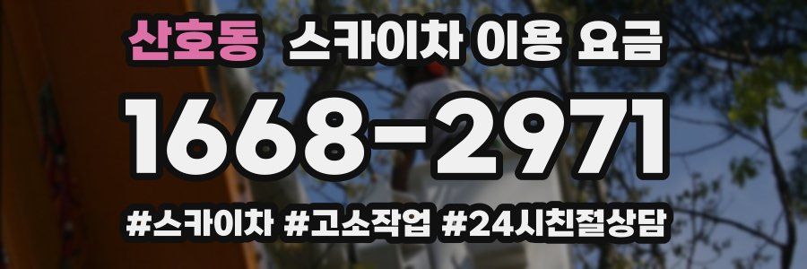 산호동 스카이차 이용 요금