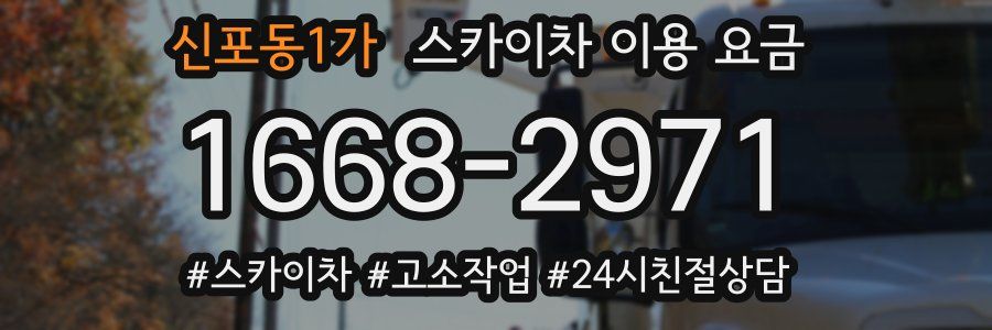 신포동1가 스카이차 이용 요금