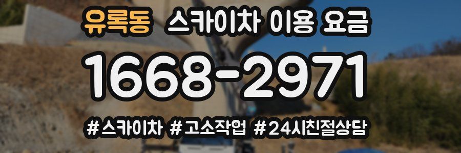 유록동 스카이차 이용 요금