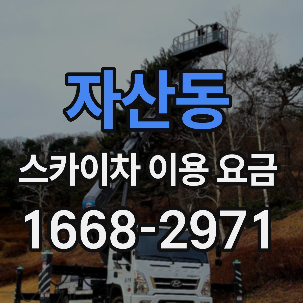자산동 스카이차 이용 요금