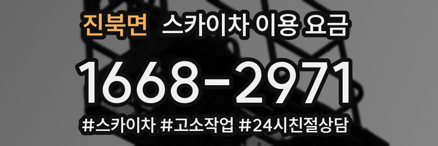 진북면 스카이차 이용 요금