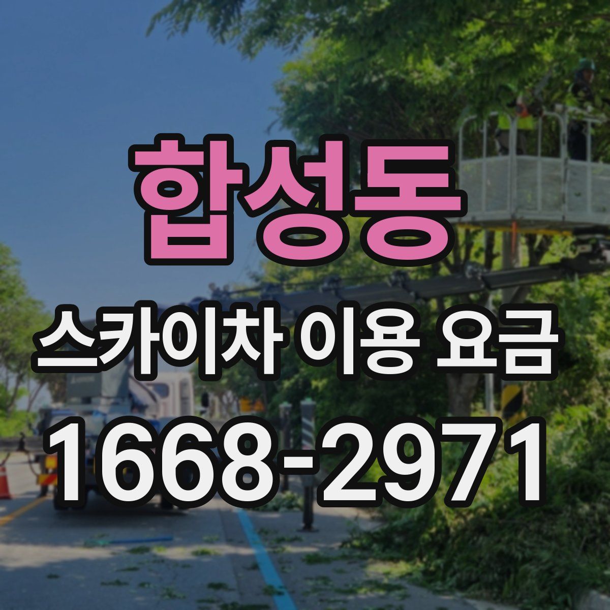 합성동 스카이차 이용 요금