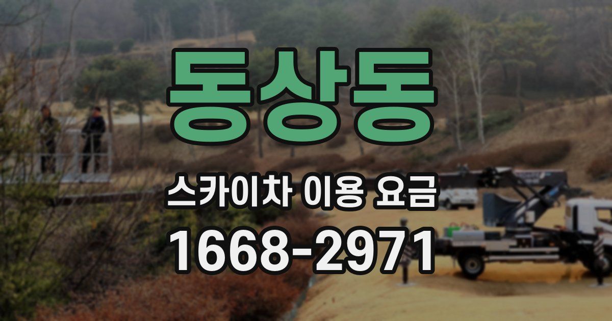 동상동 스카이차 이용 요금