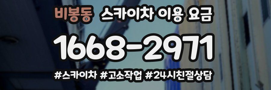 비봉동 스카이차 이용 요금