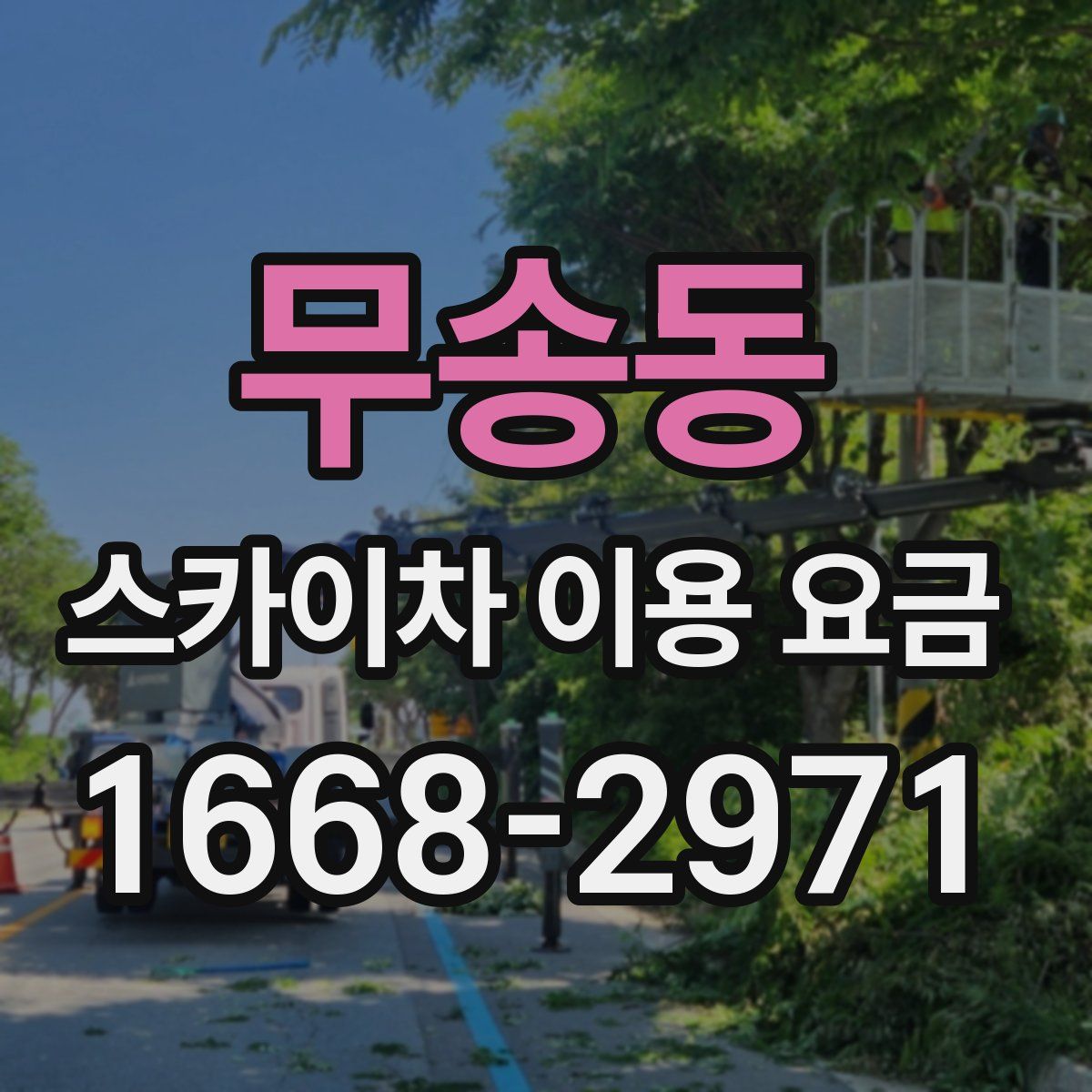 무송동 스카이차 이용 요금