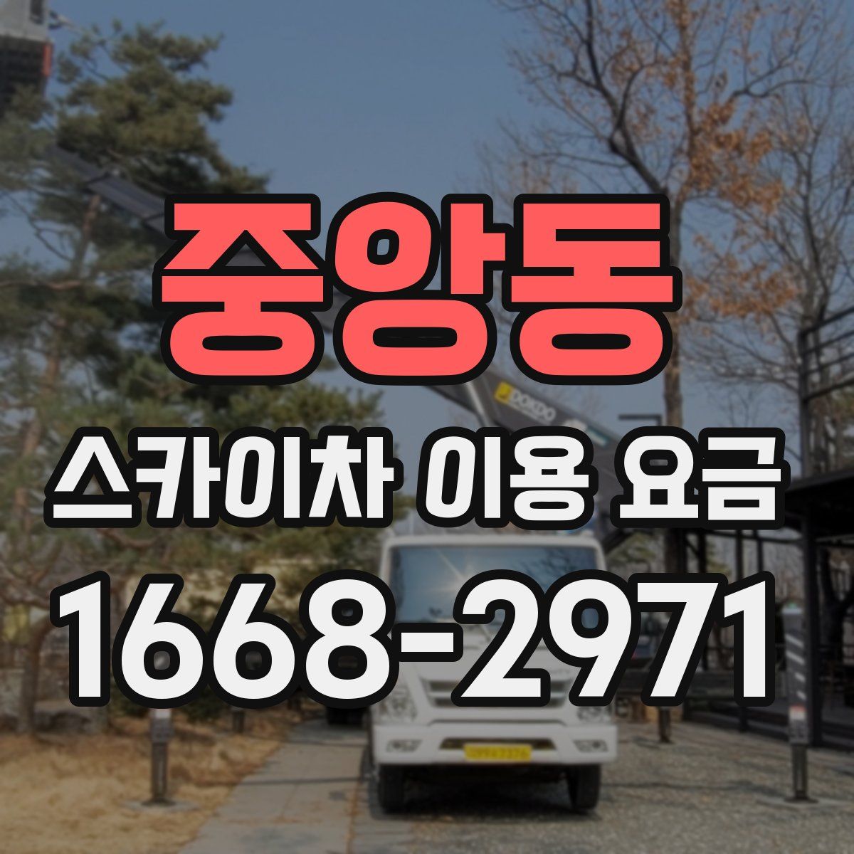 중앙동 스카이차 이용 요금