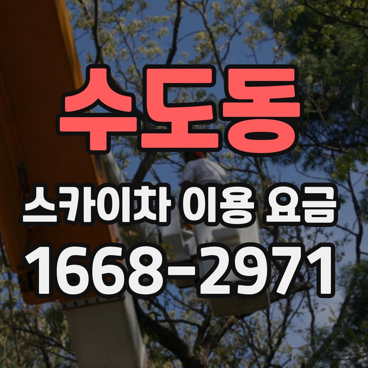 수도동 스카이차 이용 요금