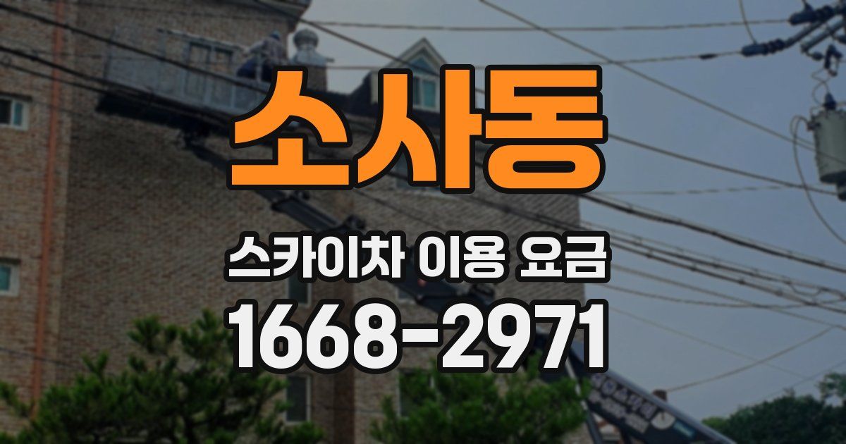 소사동 스카이차 이용 요금
