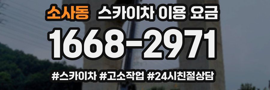 소사동 스카이차 이용 요금
