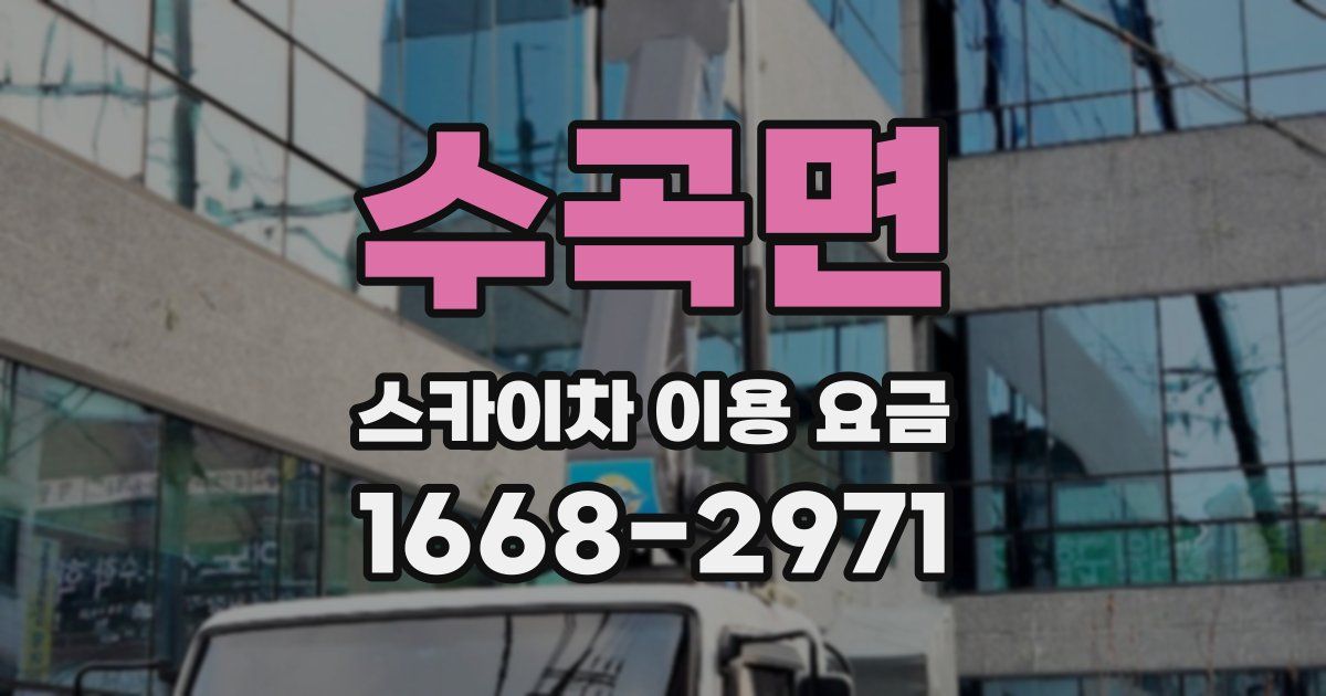수곡면 스카이차 이용 요금