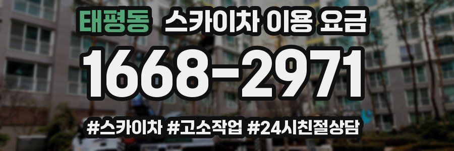 태평동 스카이차 이용 요금