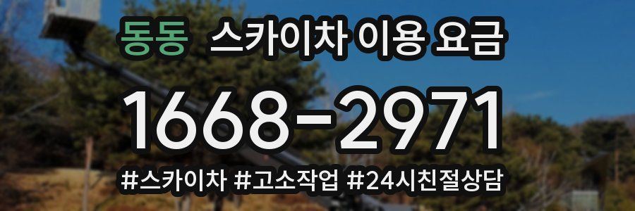 동동 스카이차 이용 요금