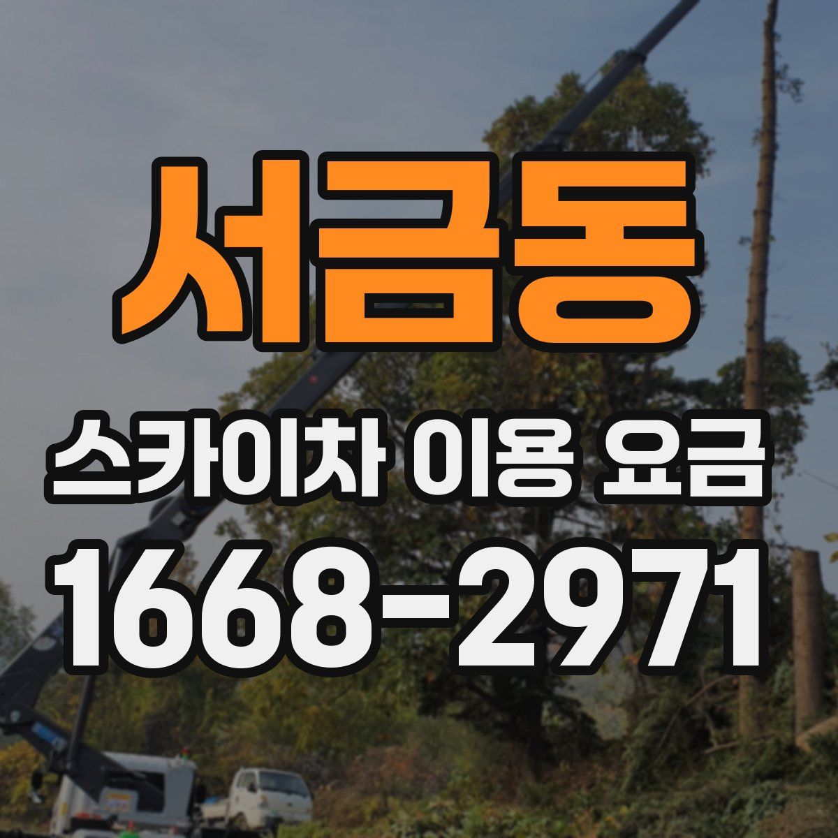 서금동 스카이차 이용 요금