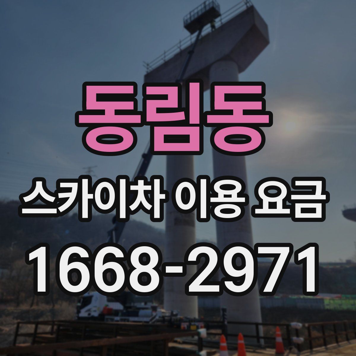 동림동 스카이차 이용 요금