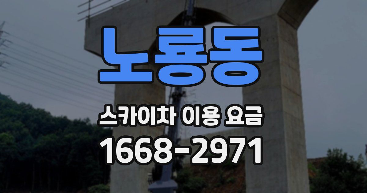 노룡동 스카이차 이용 요금