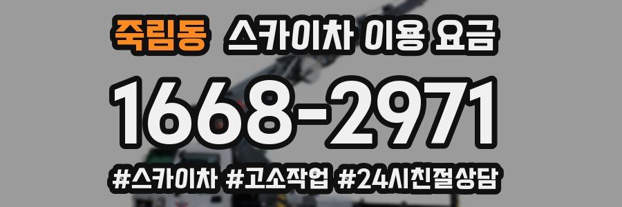 죽림동 스카이차 이용 요금