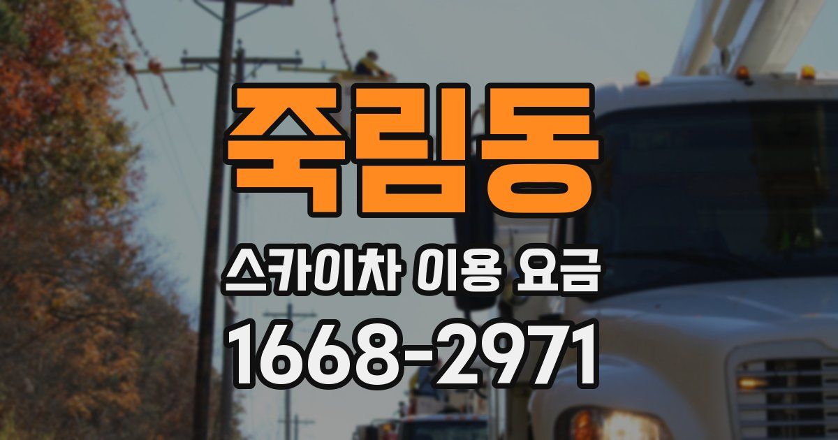 죽림동 스카이차 이용 요금