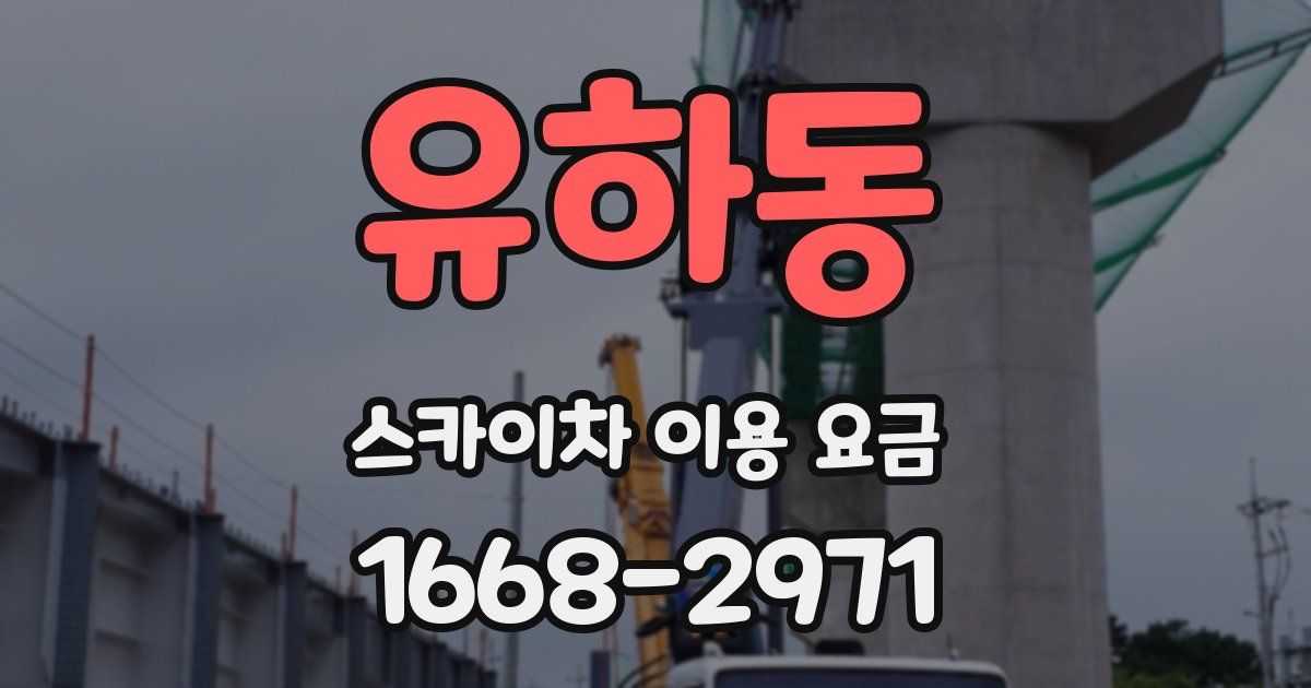 유하동 스카이차 이용 요금