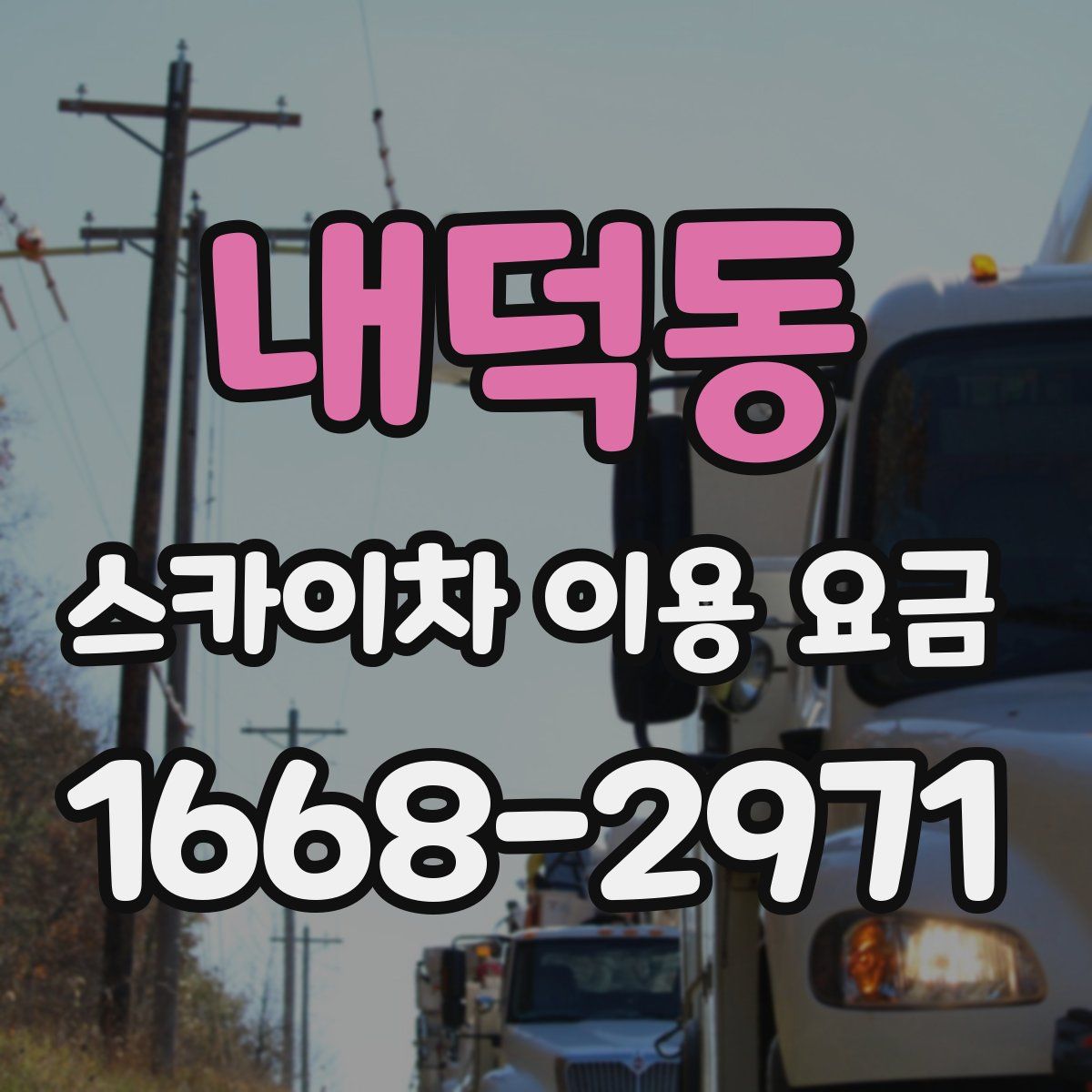 내덕동 스카이차 이용 요금