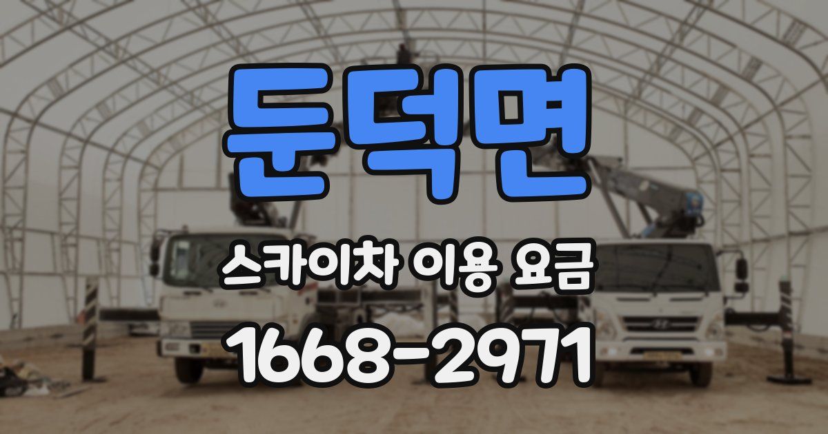 둔덕면 스카이차 이용 요금