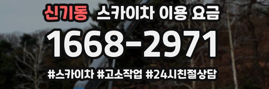 신기동 스카이차 이용 요금