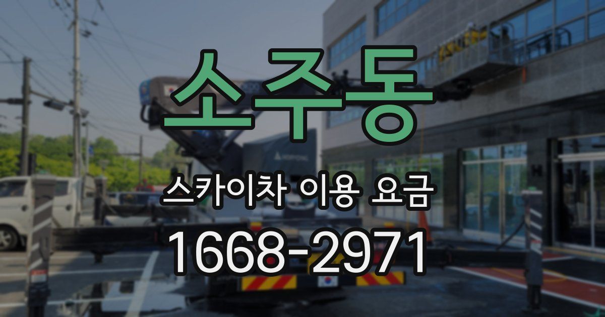 소주동 스카이차 이용 요금