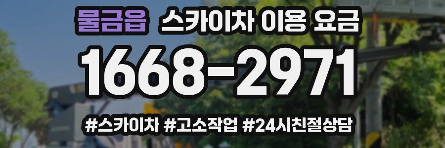 물금읍 스카이차 이용 요금