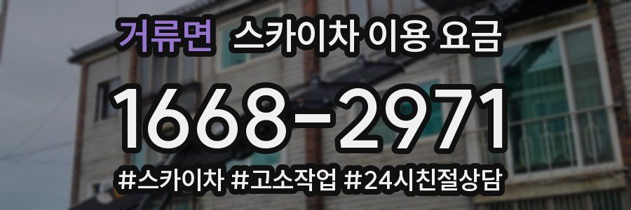 거류면 스카이차 이용 요금