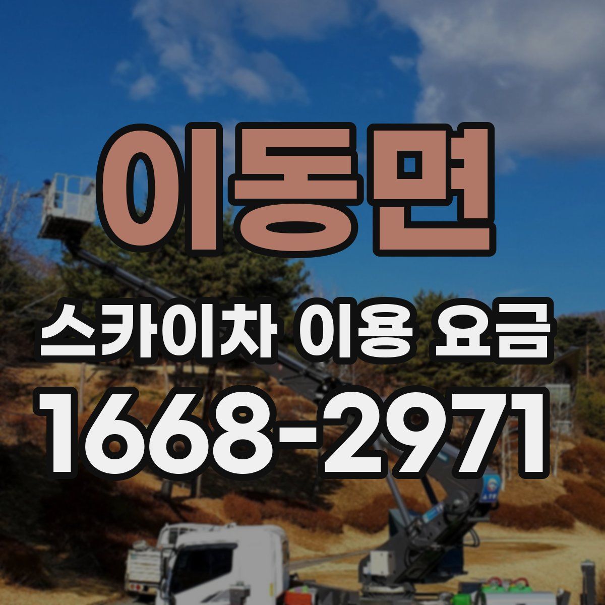 이동면 스카이차 이용 요금