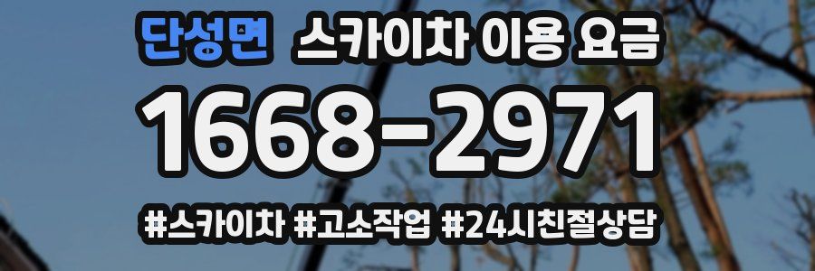 단성면 스카이차 이용 요금