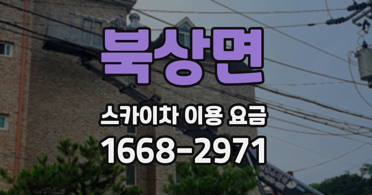 북상면 스카이차 이용 요금