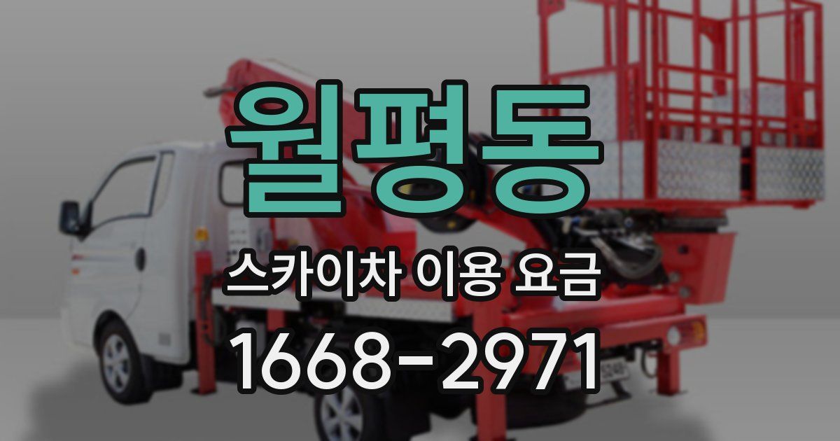 월평동 스카이차 이용 요금