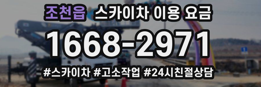 조천읍 스카이차 이용 요금
