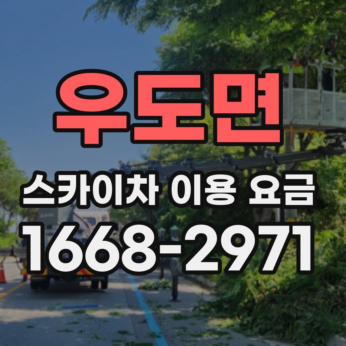 우도면 스카이차 이용 요금
