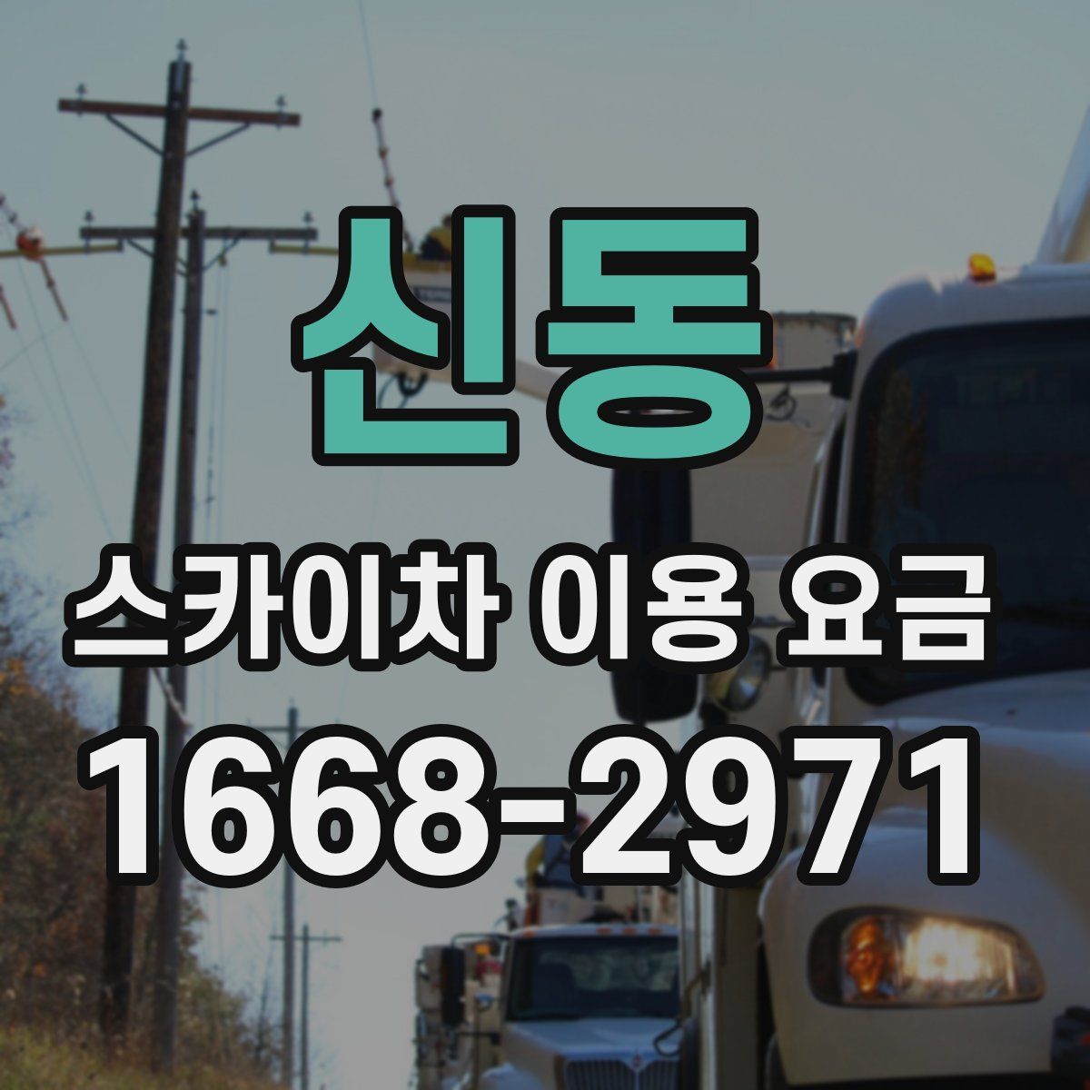 신동 스카이차 이용 요금