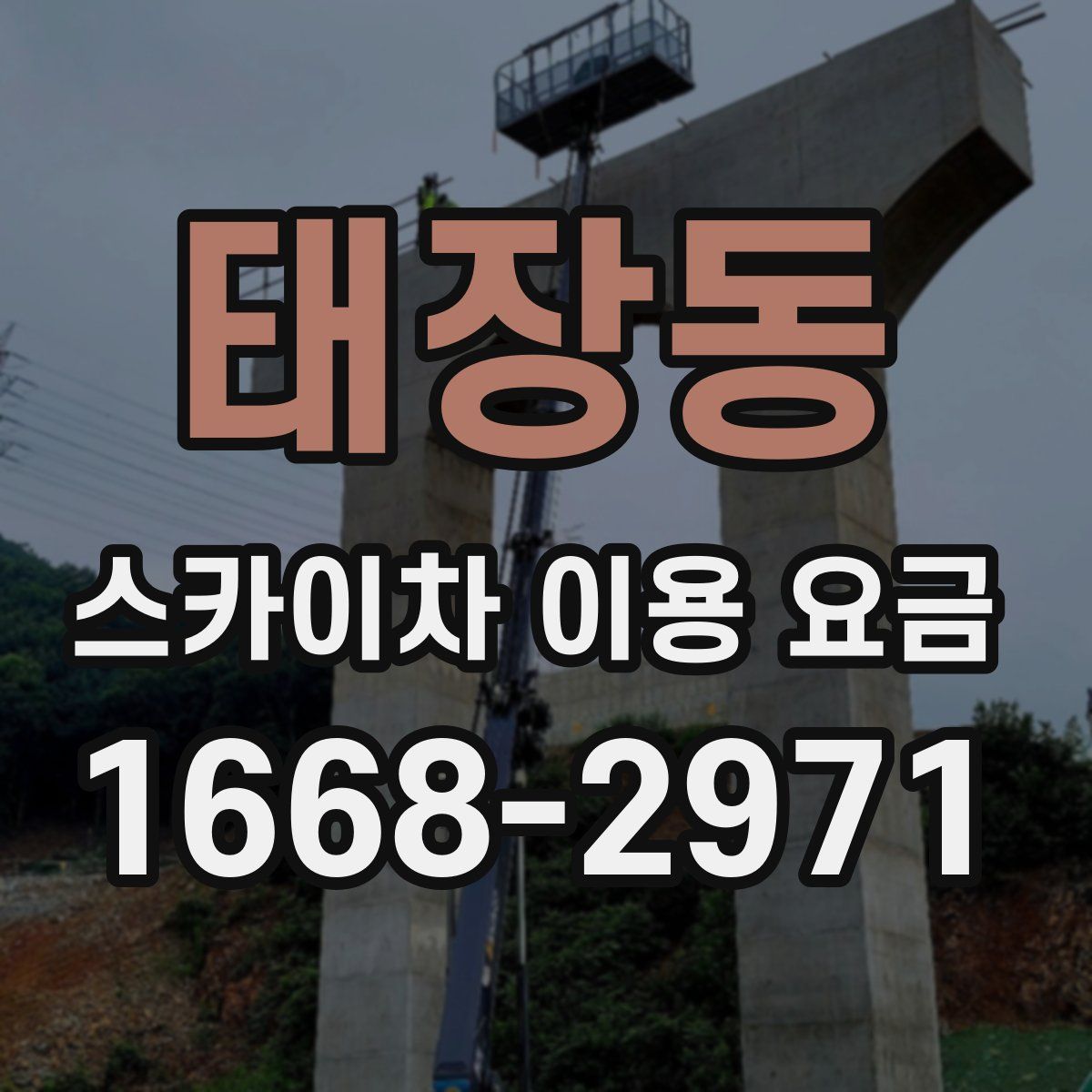 태장동 스카이차 이용 요금