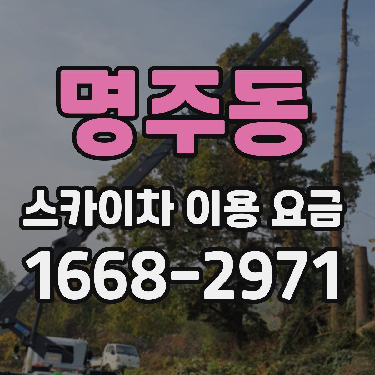 명주동 스카이차 이용 요금