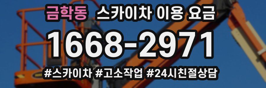 금학동 스카이차 이용 요금