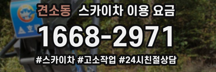 견소동 스카이차 이용 요금