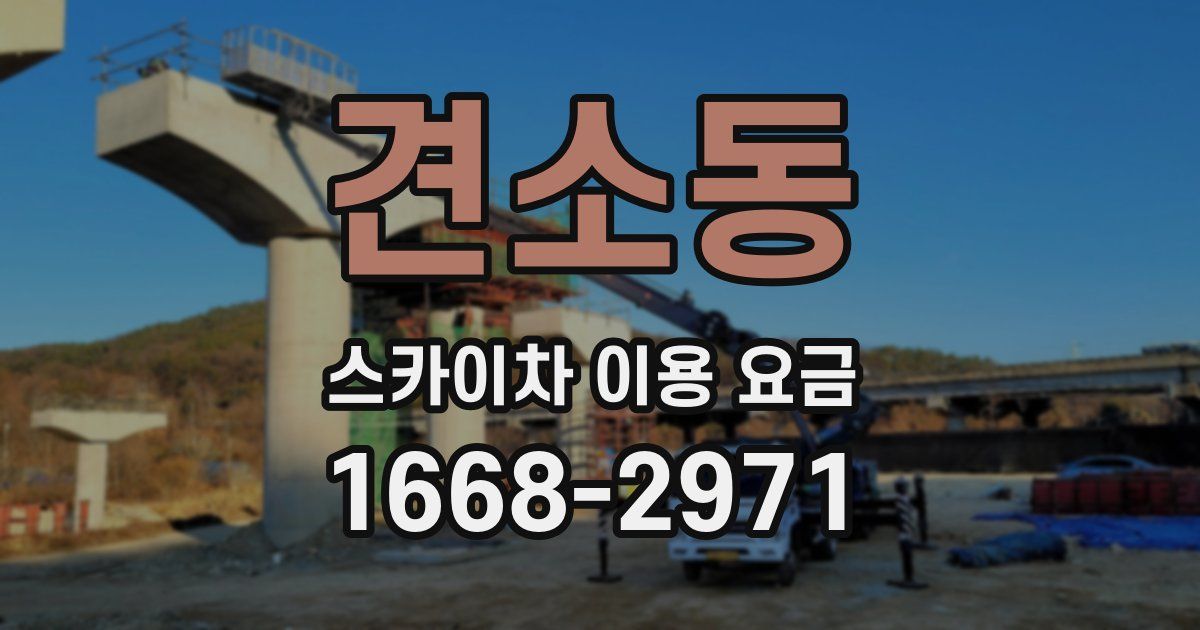견소동 스카이차 이용 요금