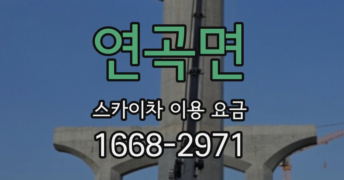 연곡면 스카이차 이용 요금