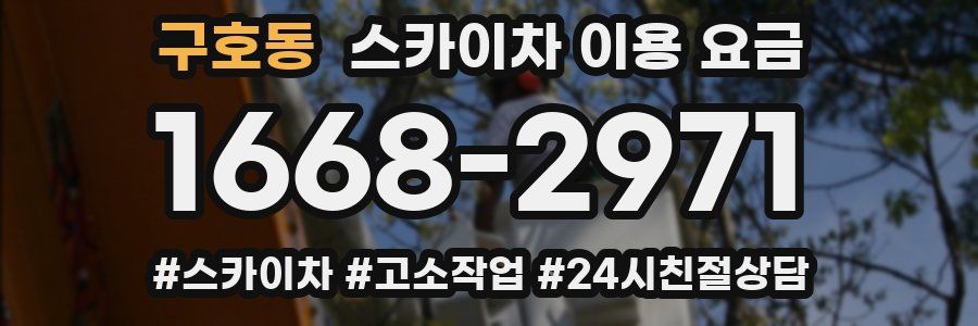 구호동 스카이차 이용 요금