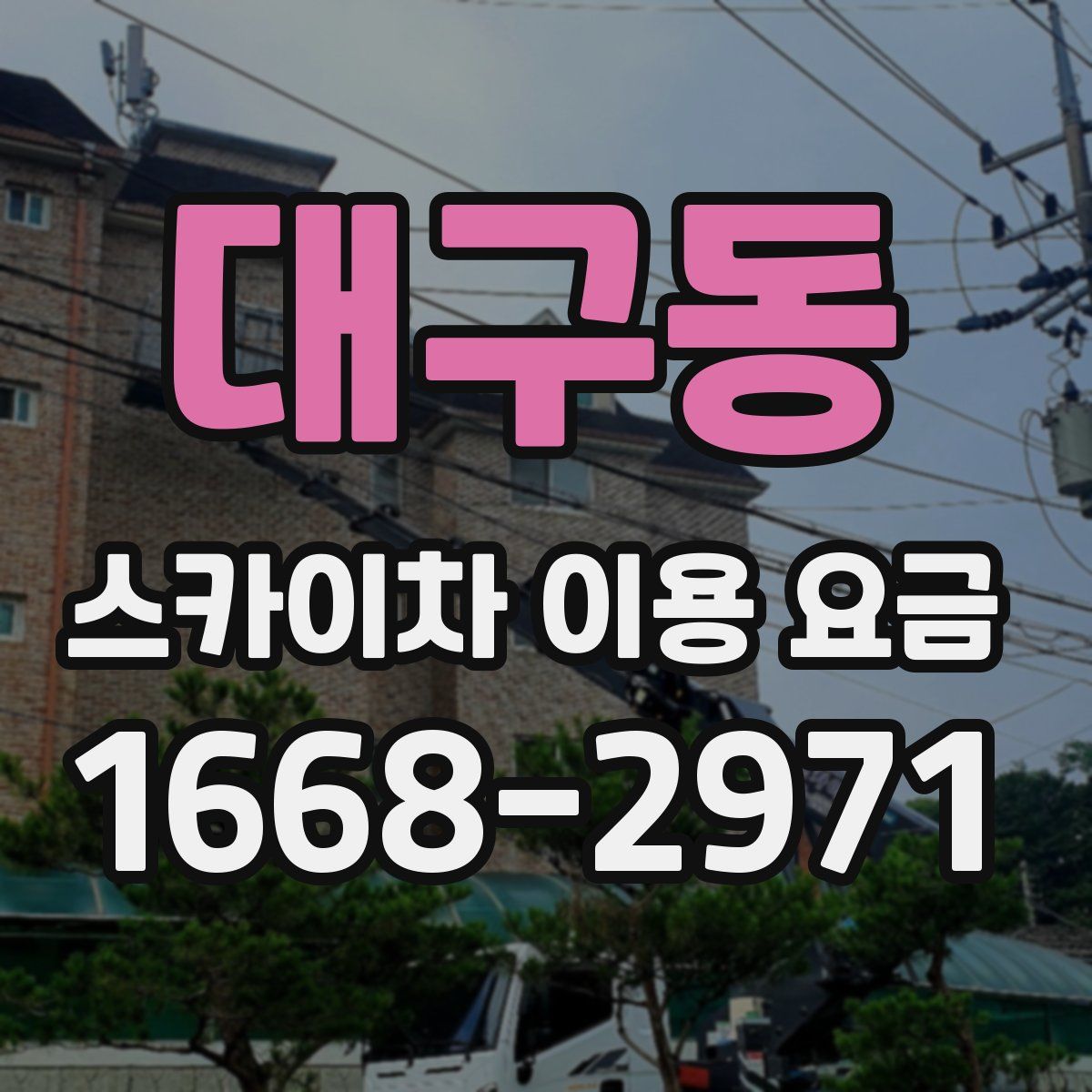 대구동 스카이차 이용 요금