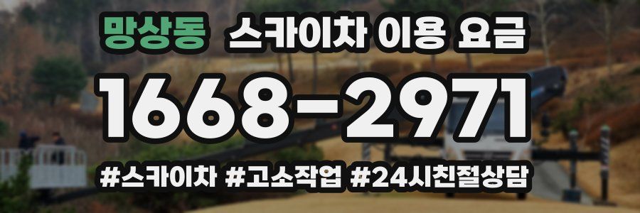 망상동 스카이차 이용 요금