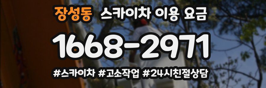 장성동 스카이차 이용 요금