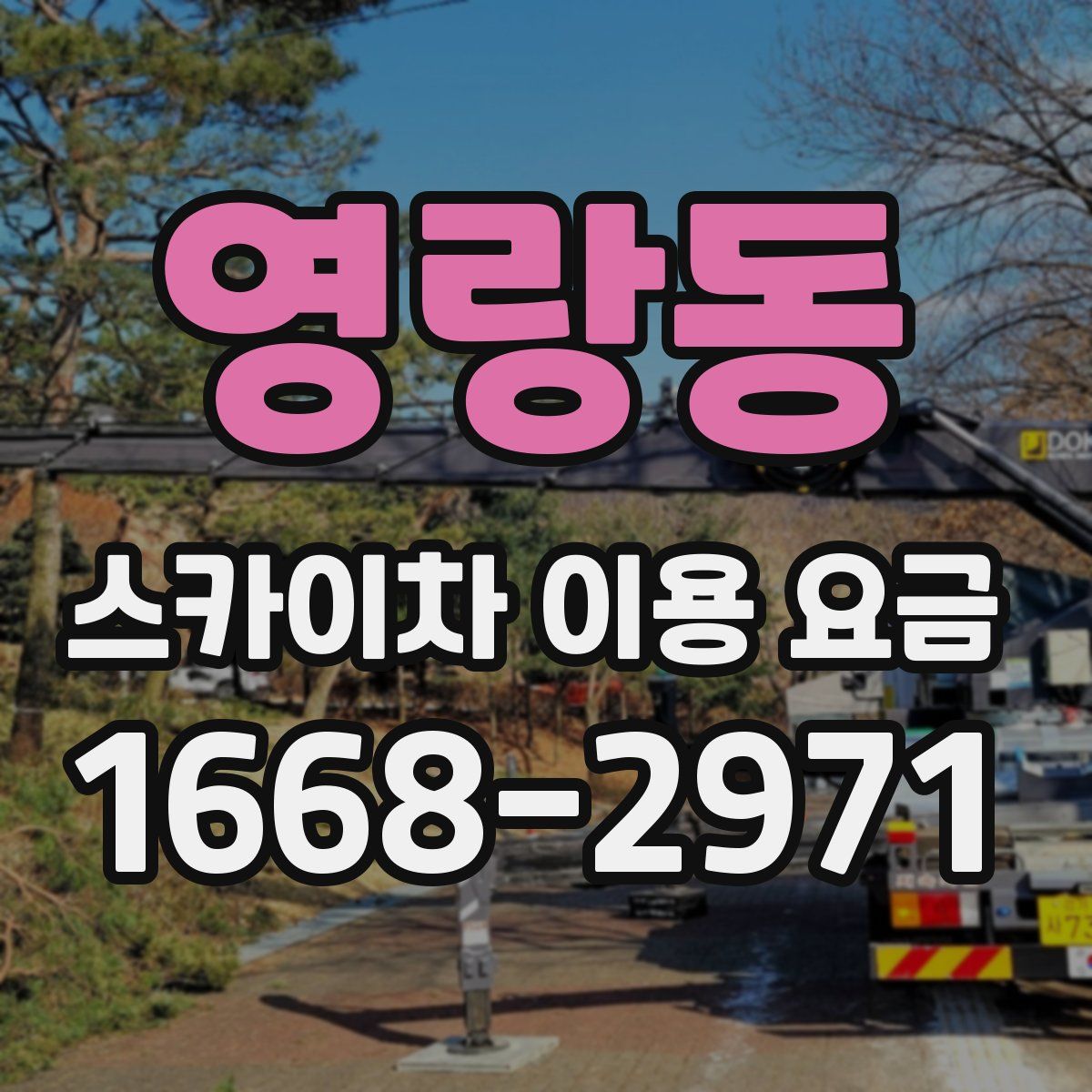 영랑동 스카이차 이용 요금